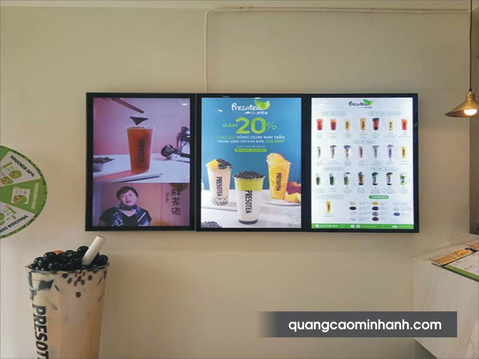 Biển hộp đèn siêu mỏng hút nam châm