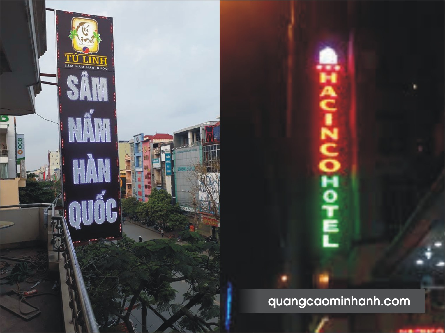 Biển vẫy đèn led