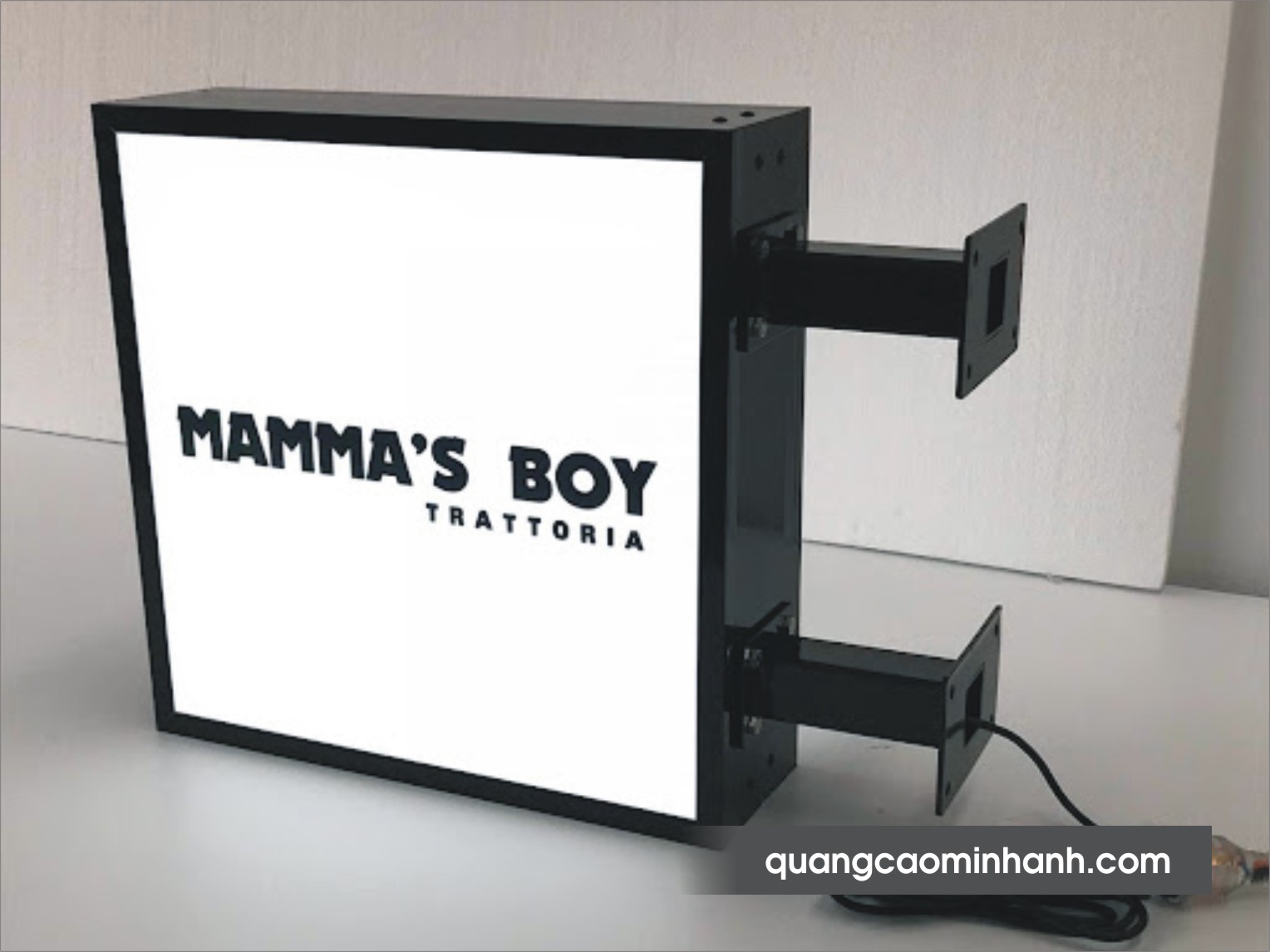 Biển vẫy mica đèn led