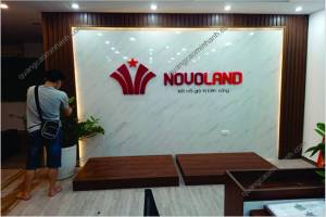 Vách PVC vân đá trang trí nội thất